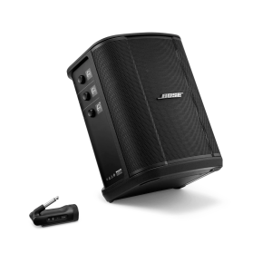 Bose S1 Pro+ Wireless PA System with 1/4" Wireless Instrument Transmitter